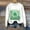 05 White, variant on YueHuiYing Fashion Women‘s Casual Long Sleeve St. Patrick's Day Print Round Neck Loose Blouse Relaxed-Fit Sweatshirts Top