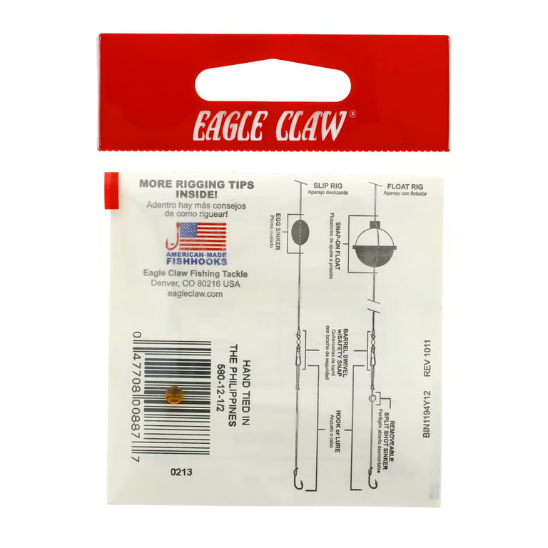 Eagle Claw Lazer Sharp Circle Offset Hook, Sea Guard, Size 3/0, 40