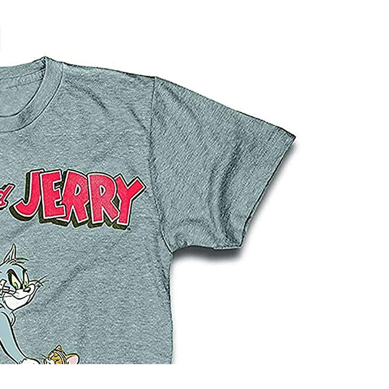 - T-Shirt Chase - Cartoon Hanna-Barbera & Jerry Tee Mens Vintage Battle Tom Shirt Classic