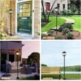 thumbnail image 7 of 63"Solar Lamp Post Lights 2Pack, Outdoor Post Lights Waterproof, Pole Lights Outdoor, Decorative Floor Lamp Vintage for Patio, Garden, Backyard, Pathway, Front/Back Door, Warm White, Replaceable Bulb, 7 of 7