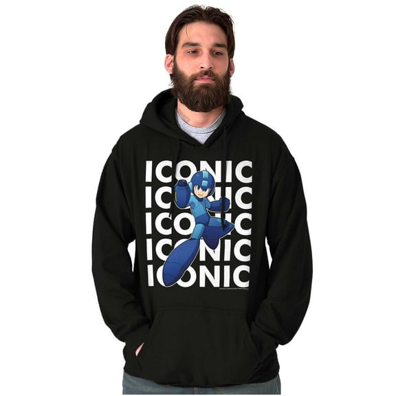 Mega Man Iconic Video Game Character Hoodie Sweatshirt Women Men Brisco Brands S