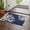 Navy Blue, variant on Coral Navy Blue Kitchen Runner Rug 2'x4', Coastal Ocean Marine Nautical Beach Washable Rug with Tassels, Non Slip Woven Cotton Bathroom Rugs Hallway Carpet for Foyer Bedroom Entry Back Door Decor