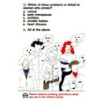 thumbnail image 2 of National Institutes of Health 13x18 Black Ornate Wood Framed Double Matted Museum Art Print Titled - Which of These Problems is Linked to Women Who Smoke, 2 of 5