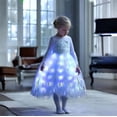 thumbnail image 5 of Girls Light Up Princess Costume with LED Lights – Snow Queen Cosplay Dress for Halloween, Christmas, Birthday Party & Carnival, 5 of 8