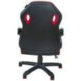 thumbnail image 4 of Minecraft: Gaming Chair - Black-Red - 24 x 26", Adult Computer & Desk Chair, 5 Wheels & Height Adjustable, Game Themed Graphics, Furniture, Licensed, 4 of 6
