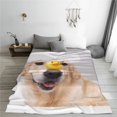 thumbnail image 5 of Bingfone The Dog Is Sitting In A Bubble Bath Print Flannel Fleece Blanket Throw Blanket for Bed,Sofa,Couch,Travel,Camping(40"x30" ), 5 of 8