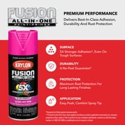 Krylon K02708007 Fusion All-In-One, Gloss, Hot Pink, 12 oz, Spray Paint, Multi-Surface, (1 Piece, 1 Pack)