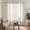 BL, variant on QuanTara Double Layer Floral Draw Back Curtain – Sheer Lace & Blackout Tier – Multicolor Rod Pocket Window Treatment for Home Décor