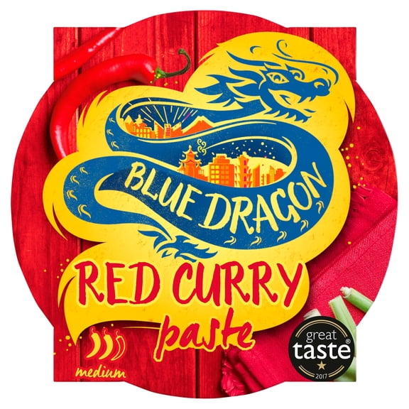 Blue Dragon Thai Red Paste Pot For Two 50G, Imported from Britain