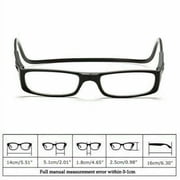 Reading Glasses Hanging Folding Magnetic Front Click Connect Neck Readers Lightweight Eyeglasses for Men and Women 2.0,1.50