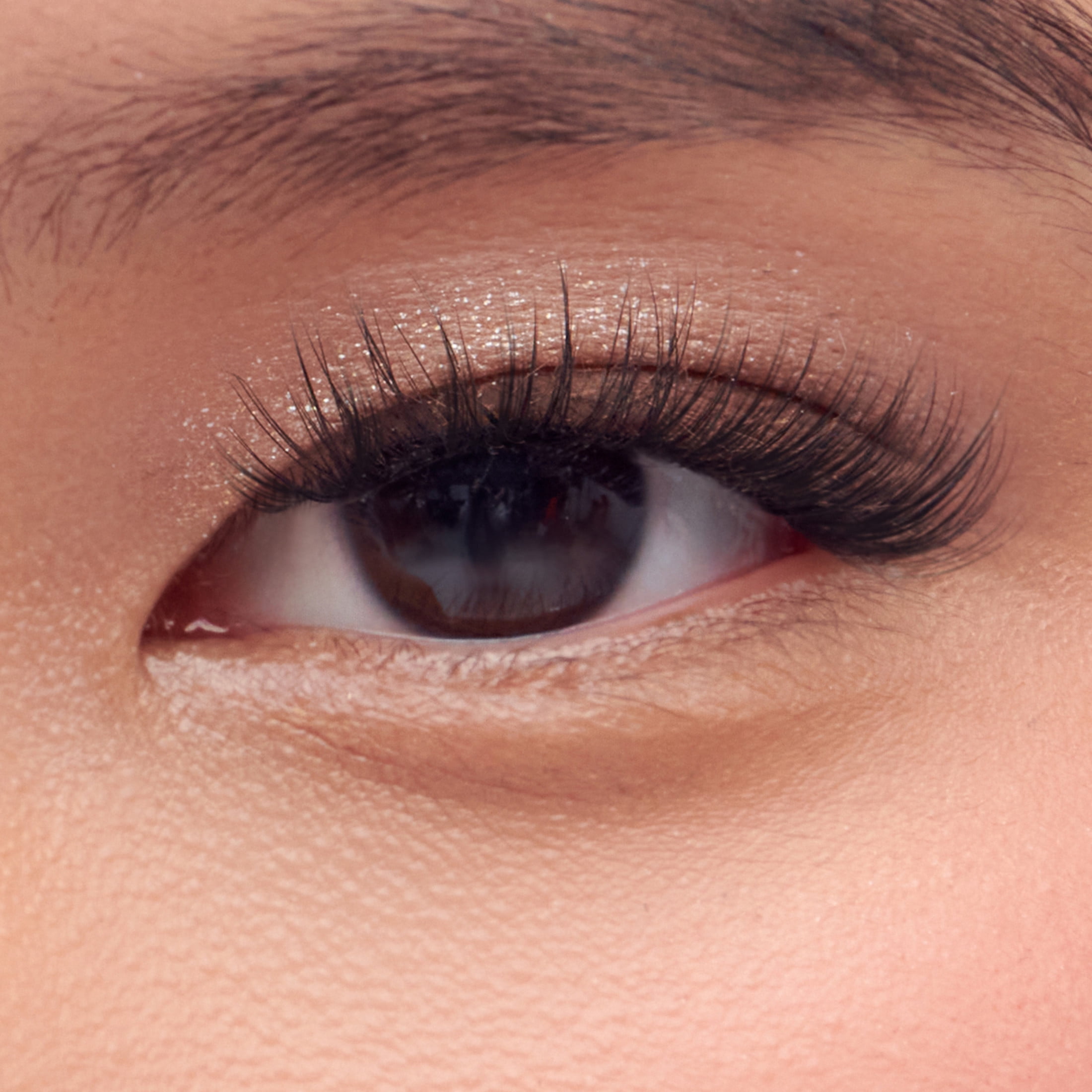 Kiss Impress Falsies Press On Self Adhesive Eyelashes, Classic Natural, 36 Lash Clusters