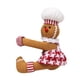 thumbnail image 4 of Escultura de peluche con forma de hombrecito de jengibre para el árbol de Navidad Femenino, 4 of 9