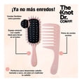 thumbnail image 4 of Set de cepillo y peine Conair Knot Dr tamaño regular rosa 2 pzas, 4 of 4