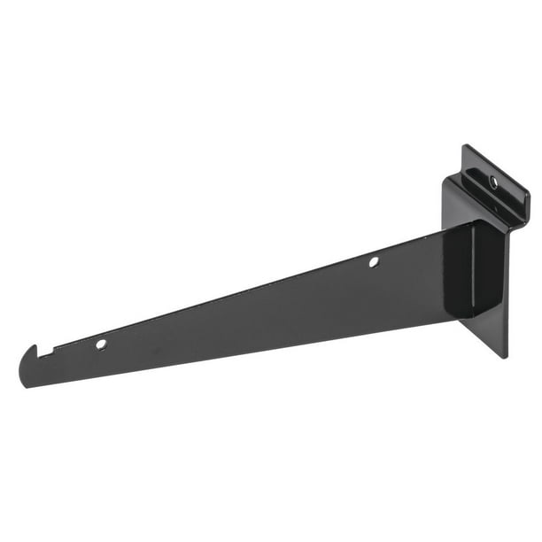 8" Black Slatwall Shelf Bracket