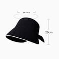 thumbnail image 2 of Sombrero de pescador con circunferencia de cabeza de 56-58 cm, sombrero de verano para mujer que cubre la cara, sombrero protector solar, 2 of 6