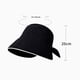 thumbnail image 2 of Sombrero de pescador con circunferencia de cabeza de 56-58 cm, sombrero de verano para mujer que cubre la cara, sombrero protector solar, 2 of 6