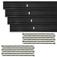 thumbnail image 6 of Dreamscape E-Z Edge Aluminum Landscape Edging Kit, Black, 4 Pack 6ft Metal Lawn and Garden Border, 6 of 6