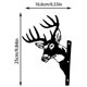 thumbnail image 5 of Estaca de jardín con ciervos que miran fijamente la granja, repelente de aves, cerca para césped, decoración exterior, 5 of 5