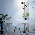 thumbnail image 4 of Brightech Ethan Mid Century Modern 3 LED Light Standing Tree Floor Lamp, Black, 4 of 6