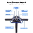 thumbnail image 4 of QEASET 4 Wheel Mobility Scooter,Mobility Scooter for Adults, Senior, Electric Powered Chargeable Device for Travel,Mother's Day gift, 4 of 16