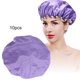 thumbnail image 5 of Gorro de ducha impermeable, 10 unidades de gorro de ducha para mujer, cubierta de ducha, gorro de baño, tecnología avanzada, 5 of 8