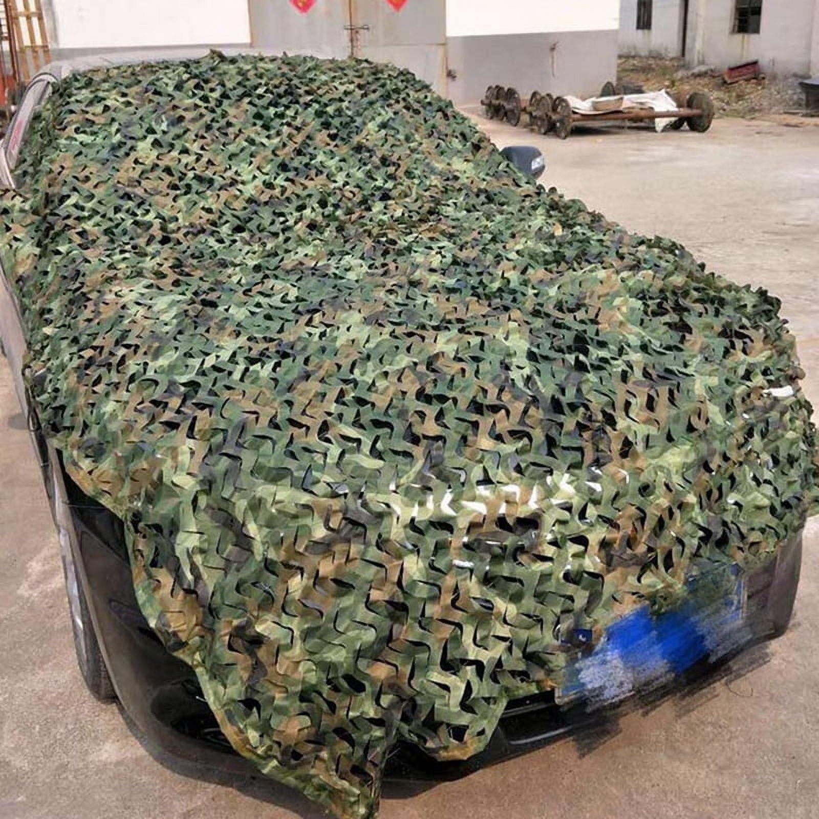 Vensio 2x3M Green Military Camouflage Net Heavy Duty Woodlands Leaves Camo Cover for Hunting and Camping