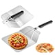 thumbnail image 3 of Cáscara de pizza de acero inoxidable con mango plegable Espátula de pizza para horno Paleta de pizza para hornear, 3 of 8