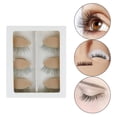 thumbnail image 1 of Silicone Training Mannequin Head, Realistic Eyelid Eyelash Extension Practice Head Model for Training Beginners Makeup Tools Massage Practice , Caja de ojos de café Caja de café para párpados Baoblaze Cabeza de maniquí, 1 of 8