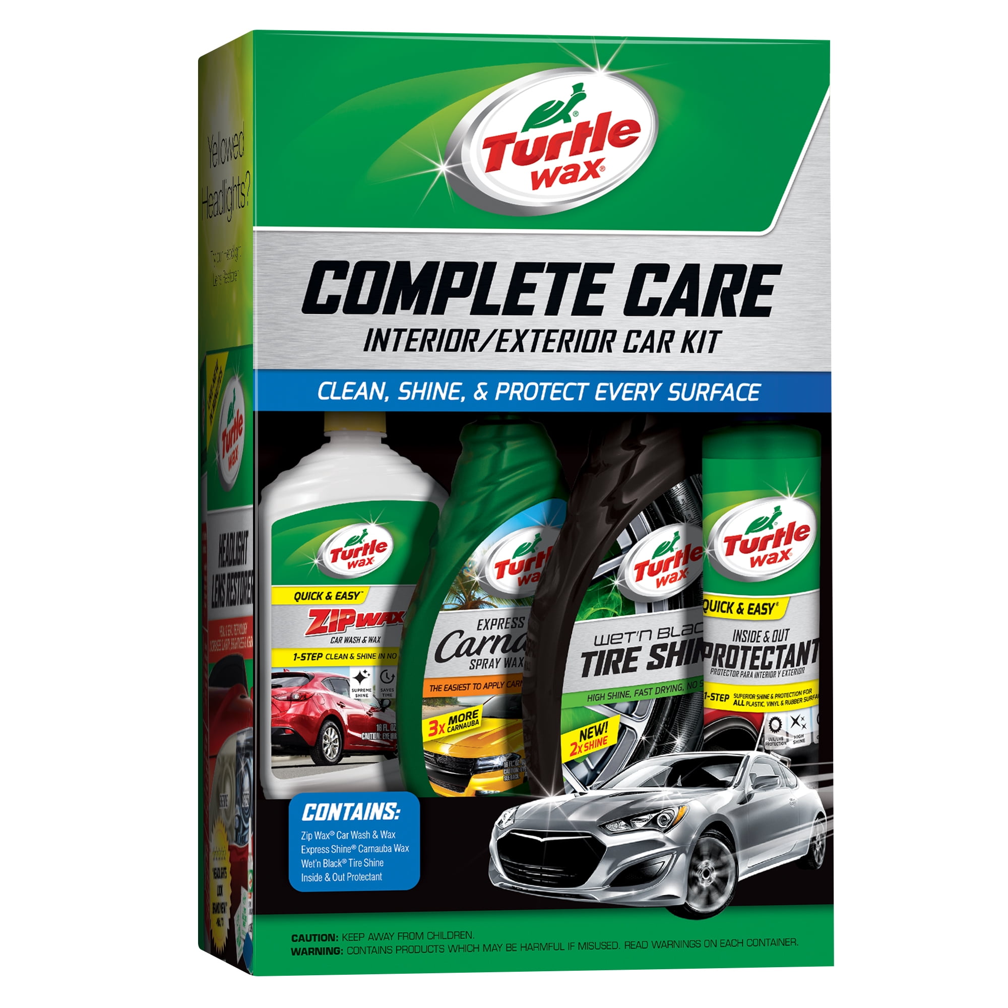 Turtle Wax 50785 Interior and Exterior Complete Car Care Kit 