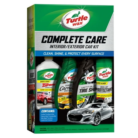 Turtle Wax Interior/Exterior Complete Car Care Kit - (Best Way To Shampoo Car Interior)