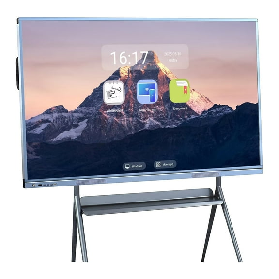 BELNET Touch Screen Interactive Whiteboard, 55 Inch 4K Monitor Touch Screen All-In-One Electronic Calendar, Wireless Projection Player for Advertisin, conference and Business
