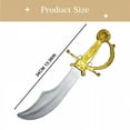 thumbnail image 7 of BESTSKY Deluxe Plastic Cutlass Prop,6 Styles Retro Pirate Swords,Party Favor Decor,Durable & Lightweight Swashbuckling Adventure Toy,Perfect for Dress-Up,Party Favors & Gifts, 7 of 7