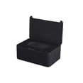 thumbnail image 2 of Tissue Box Cover, Staron 2026 Plastic Organizer for Tissues Cell Phones, White Gray Waterproof Bathroom Kitchen Vanity Countertop Storage Box, Black, 2 of 6