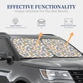 thumbnail image 4 of Zufioo Cute Rabbit Print Folding Car Windshield Sun Visor, Anti-ultraviolet Sun Visor, Suitable for Trucks, Vans Car Accessories-Large, 4 of 6