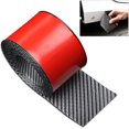thumbnail image 1 of HSHDLDF Universal Carbon Fiber Pattern Side Skirts Anti-Scratch.Rubber Anti-Scratch Side Skirts Edge Guards.Protector for Sedans, Truck, SUV,Rubber Bumper Protector 10CMx4M(Carbon Fiber Pattern), 1 of 5
