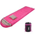 thumbnail image 1 of DESERT & FOX Sacs de Couchage en Flanelle de Coton avec Oreiller, Sac de Compression Enveloppe pour Temps Chaud et Froid 4 Saisons, Sac de Couchage de Randonnée Léger et Portable pour le Camping en Plein Air, la Randonnée, les Voyages, 1 of 5