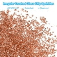 thumbnail image 3 of Uxcell Crushed Glass Glitters Colorful Irregular Glass Chips Chunky Orange Red, 3 of 7