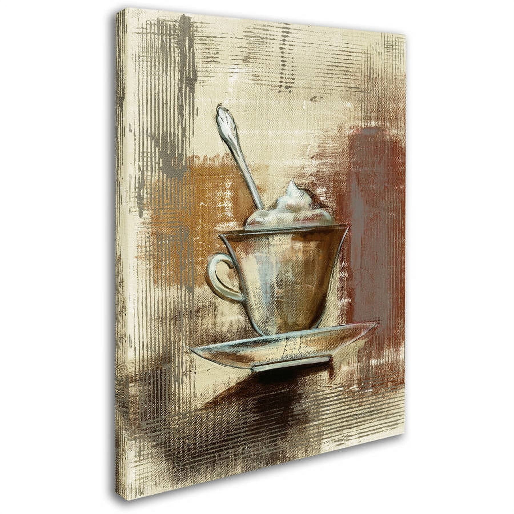 Trademark Fine Art "Cafe Classico III Neutral" Canvas Art by Silvia Vassileva