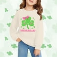 thumbnail image 2 of Mercatoo Girls And Boys Round Neck Sweatshirts Spring And Autumn St. Day Middle And Large Children's Sweatshirts Retro Personality 2D Printing Children's Casual Sweatshirt, 2 of 6