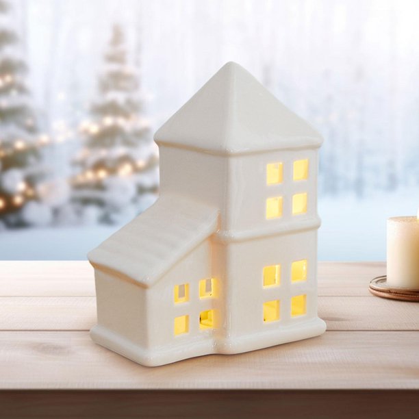 Figura Casa de Pueblo Macarena adorno de escritorio para regalo estilo A