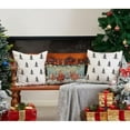 thumbnail image 5 of Christmas Pillow Covers 18x18 inch Set of 2 Christmas Tree Decorative White Throw Pillow Covers Winter Famliy Decoration for Home Couch TH-30B18, 5 of 6