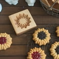 thumbnail image 5 of Wooden Cookie Stamp & Shortbread Mold Set - 3D Embossing Baking Molds for Springerle, Linzer, Maamoul Cookies | DIY Kitchen Tool, 5 of 8