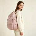 thumbnail image 2 of HJYCHN Bookbag for Girls Dot Print Large Capacity Daypack Back to School Supplies for Kids and Backpack for Boys B 46cm, 2 of 5