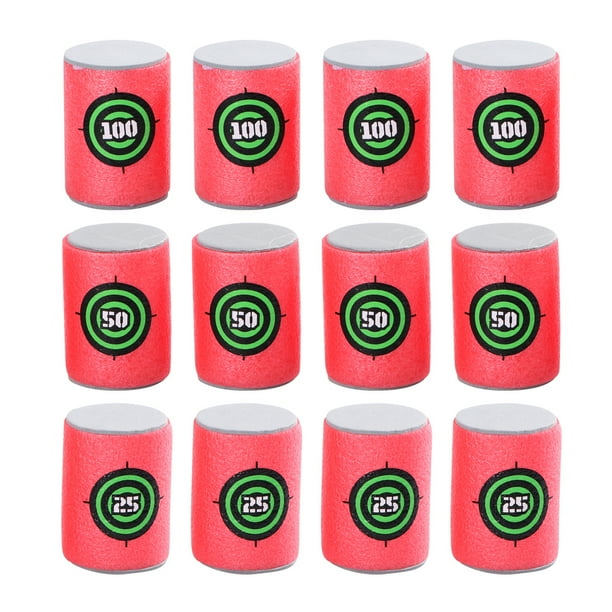 12pcs Soft Target Cans for War Game Shooting Games