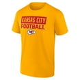 thumbnail image 2 of Men's Fanatics  Gold Kansas City Chiefs Serve T-Shirt, 2 of 3