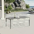 thumbnail image 5 of Lisonu Heavy Duty Folding Chairs (Set of 4), 800 LBS Capacity Portable Event Chairs, White Steel Frame with Waterproof Faux Leather Seat for Indoor/Outdoor Use, 5 of 22