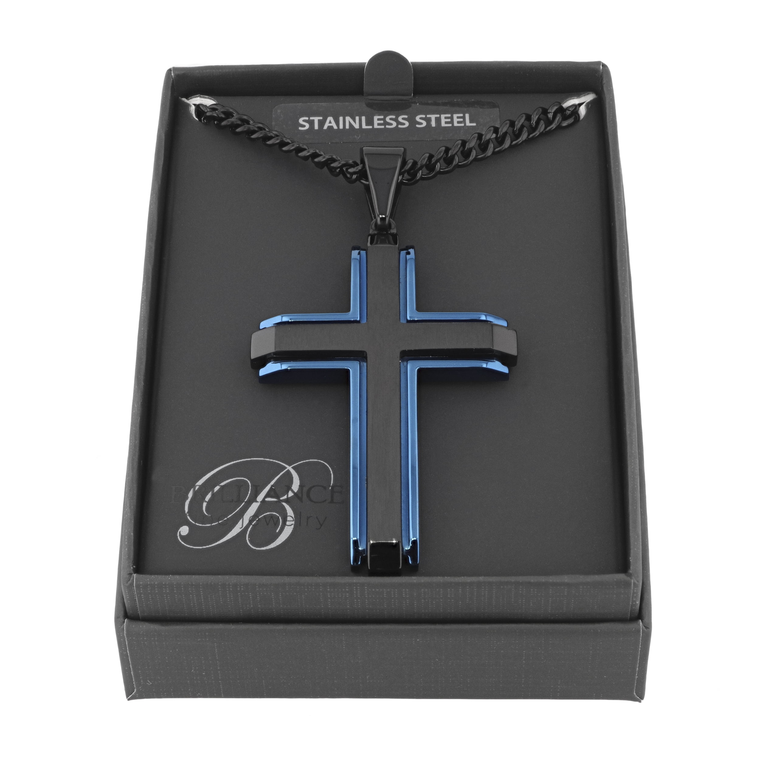 UNDERCOVER 26SSビーズネックレス DARK BLUE 48cm Free Shipping! Brilliance Fine Jewelry Stainless Steel Cross
