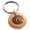 Rose, variant on Stainless Steel Elemental Water Nation Engraved Small Medallion Circle Charm Keychain Keyring