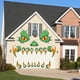 thumbnail image 2 of Clearance! Halloween Pumpkin Bat Halloween Monsters Face Outdoor Decoration With Eyes Fangs Nostril Garage Door Archway Entryway Car Decorations Buy 2 Get 3, 2 of 4