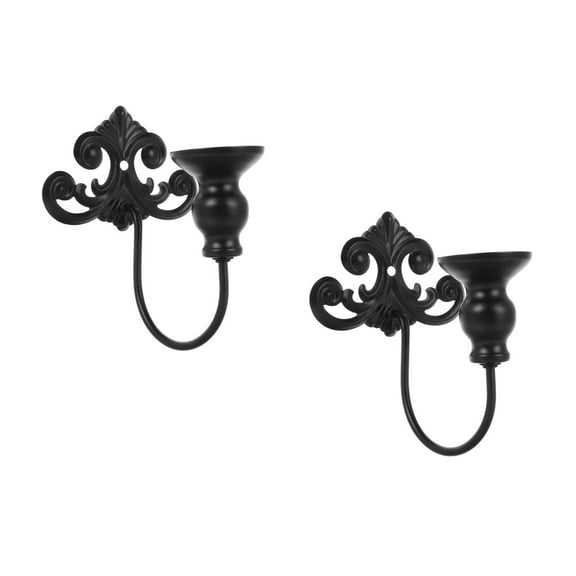 Masteelf 2pcs Candle Sconces Wall Candle Holder Metal Candle Holder Decorative Candle Holders Wall Mount Candle Holders For Home